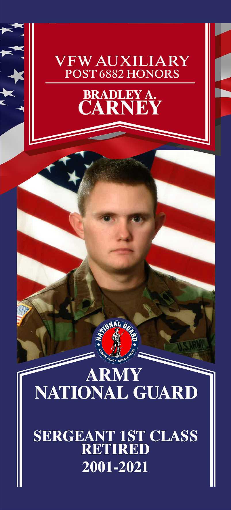 Local Heroes veteran tribute portrait
