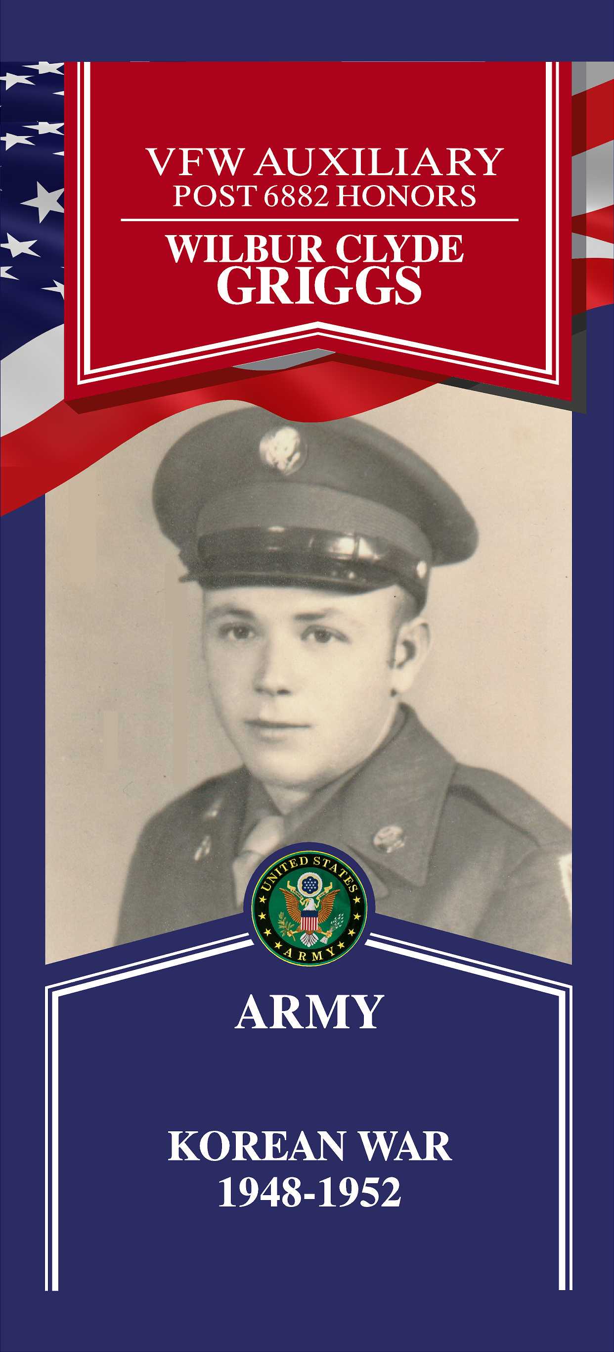 Local Heroes veteran tribute portrait