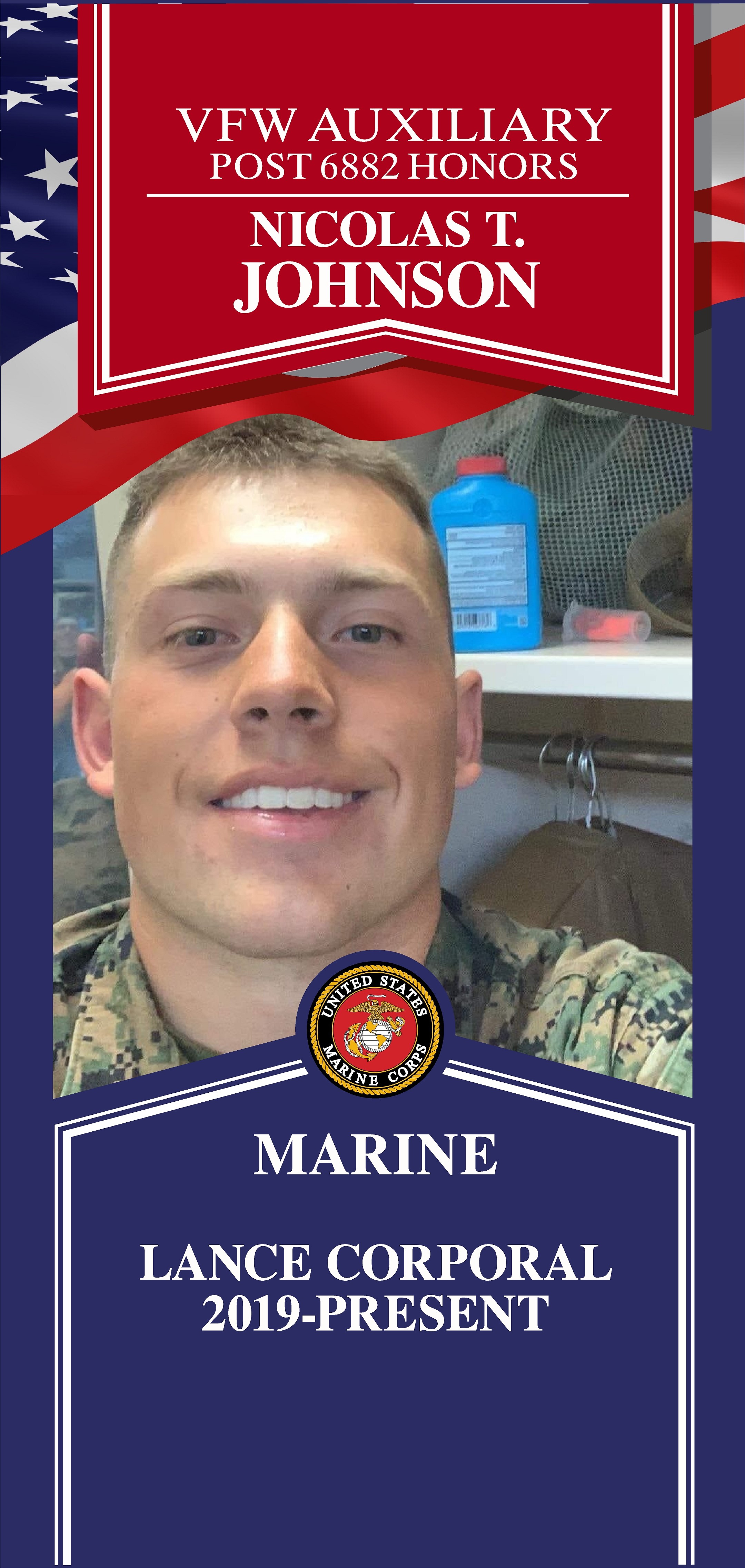 Local Heroes veteran tribute portrait