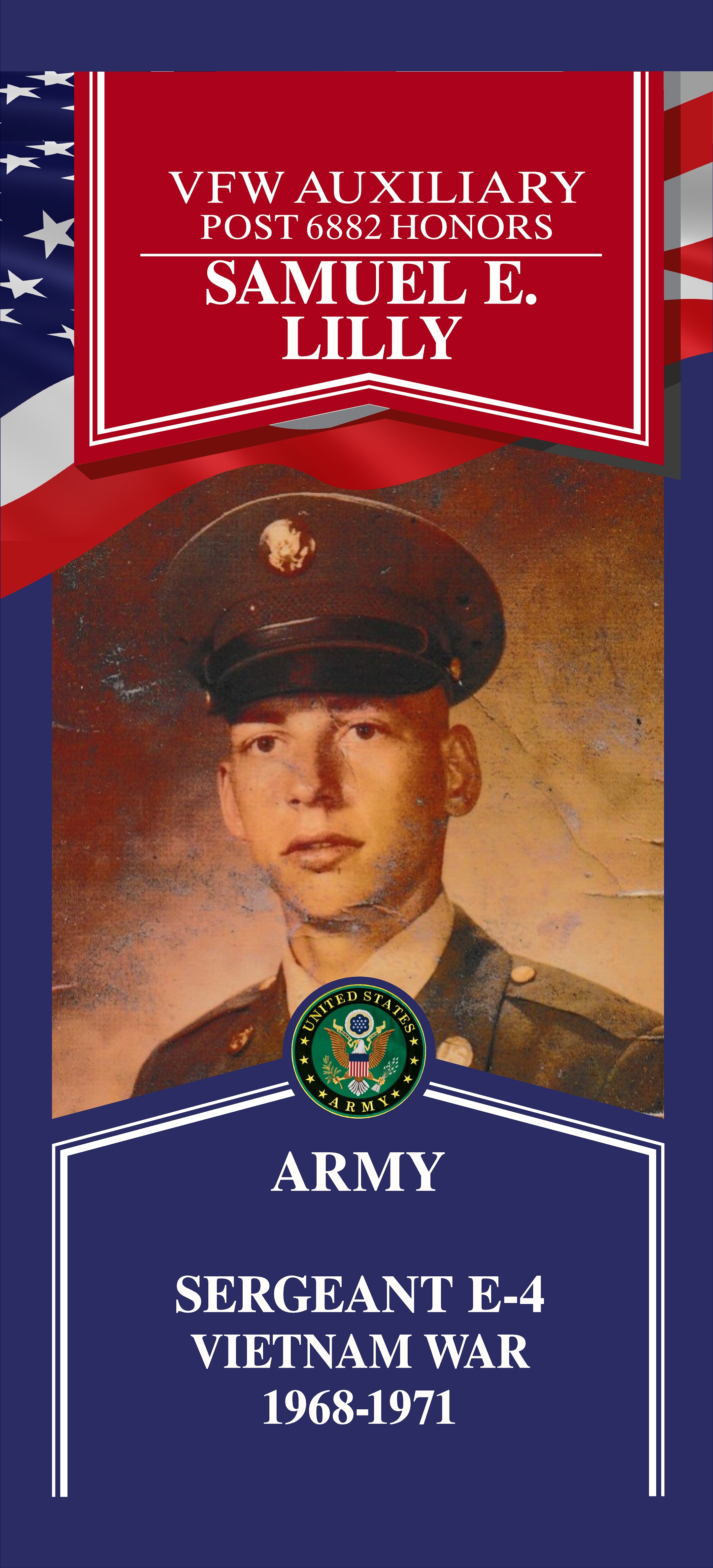 Local Heroes veteran tribute portrait