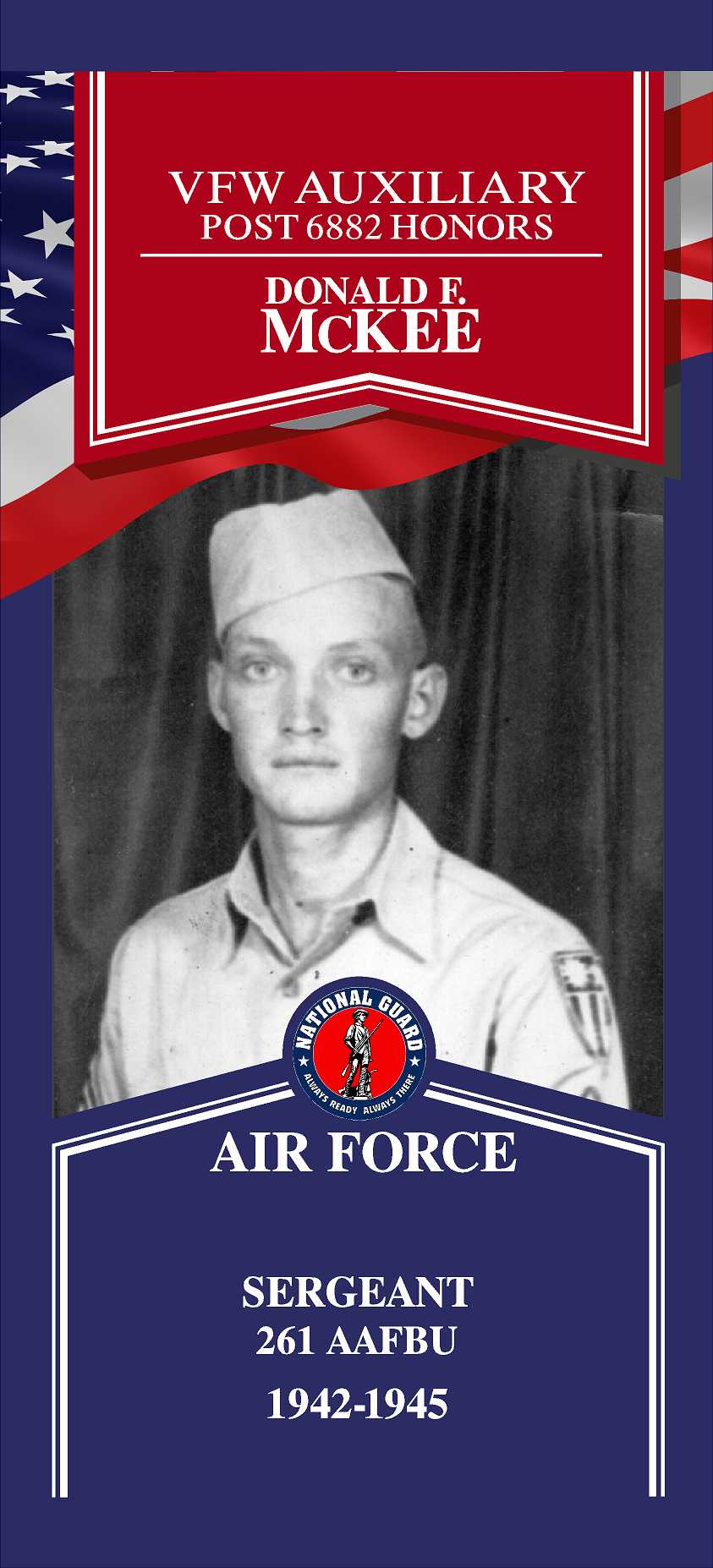 Local Heroes veteran tribute portrait