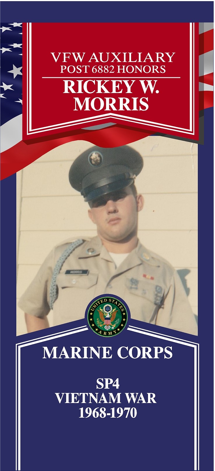 Local Heroes veteran tribute portrait