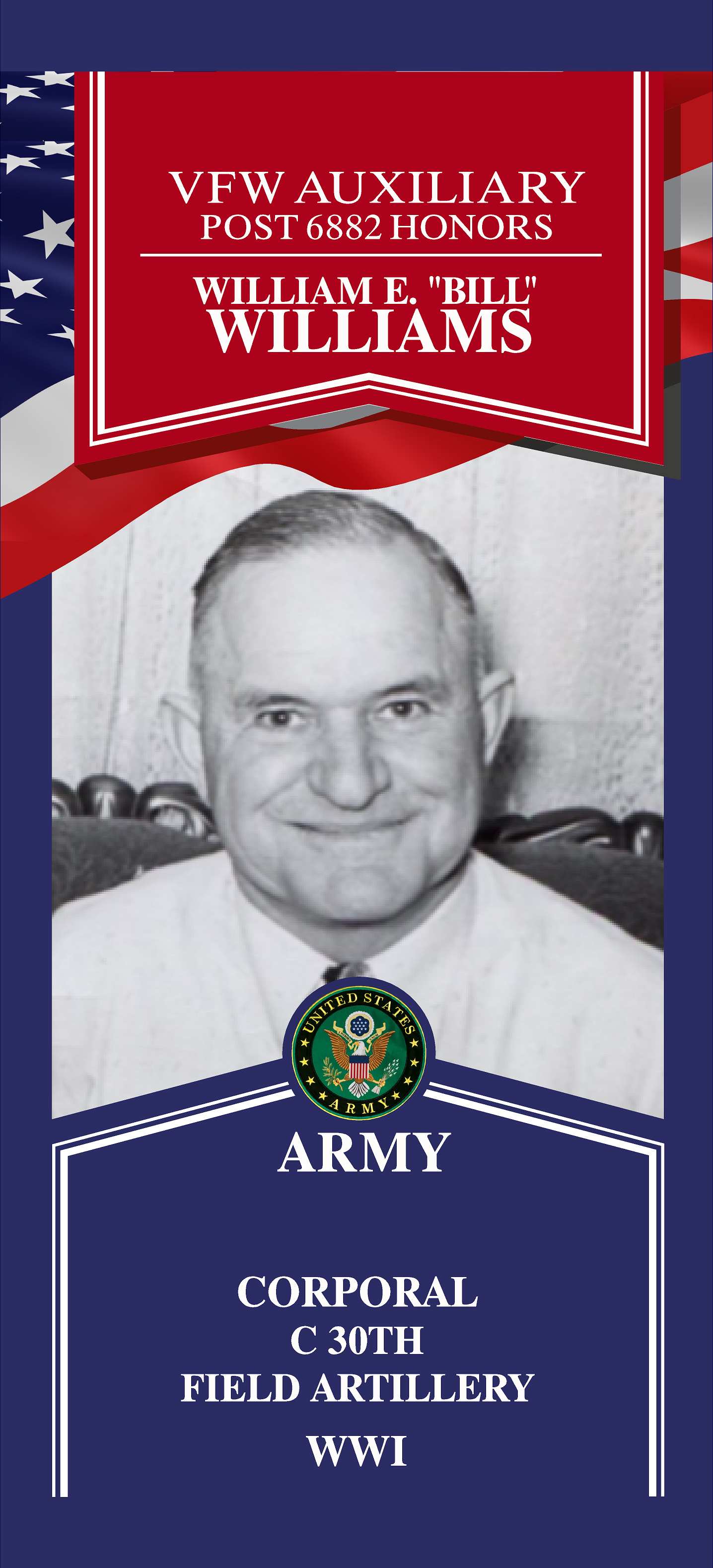Local Heroes veteran tribute portrait